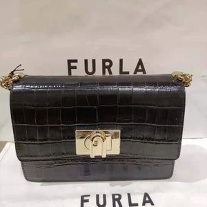 NWT Furla 1927 S Nero crossbody bag